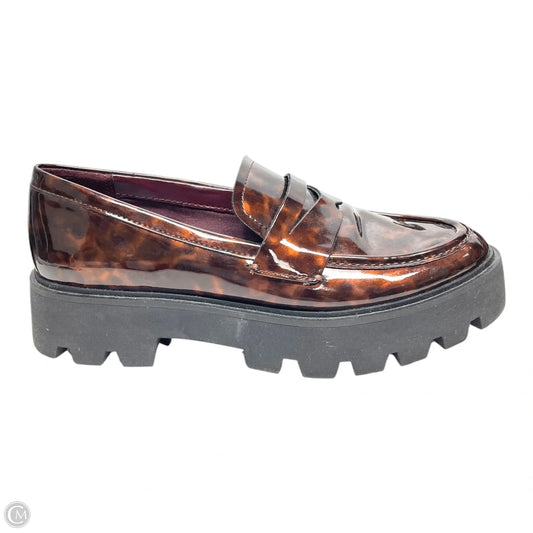 Shoes Heels Platform By Franco Sarto In Tortoise Shell Print, Size: 5.5