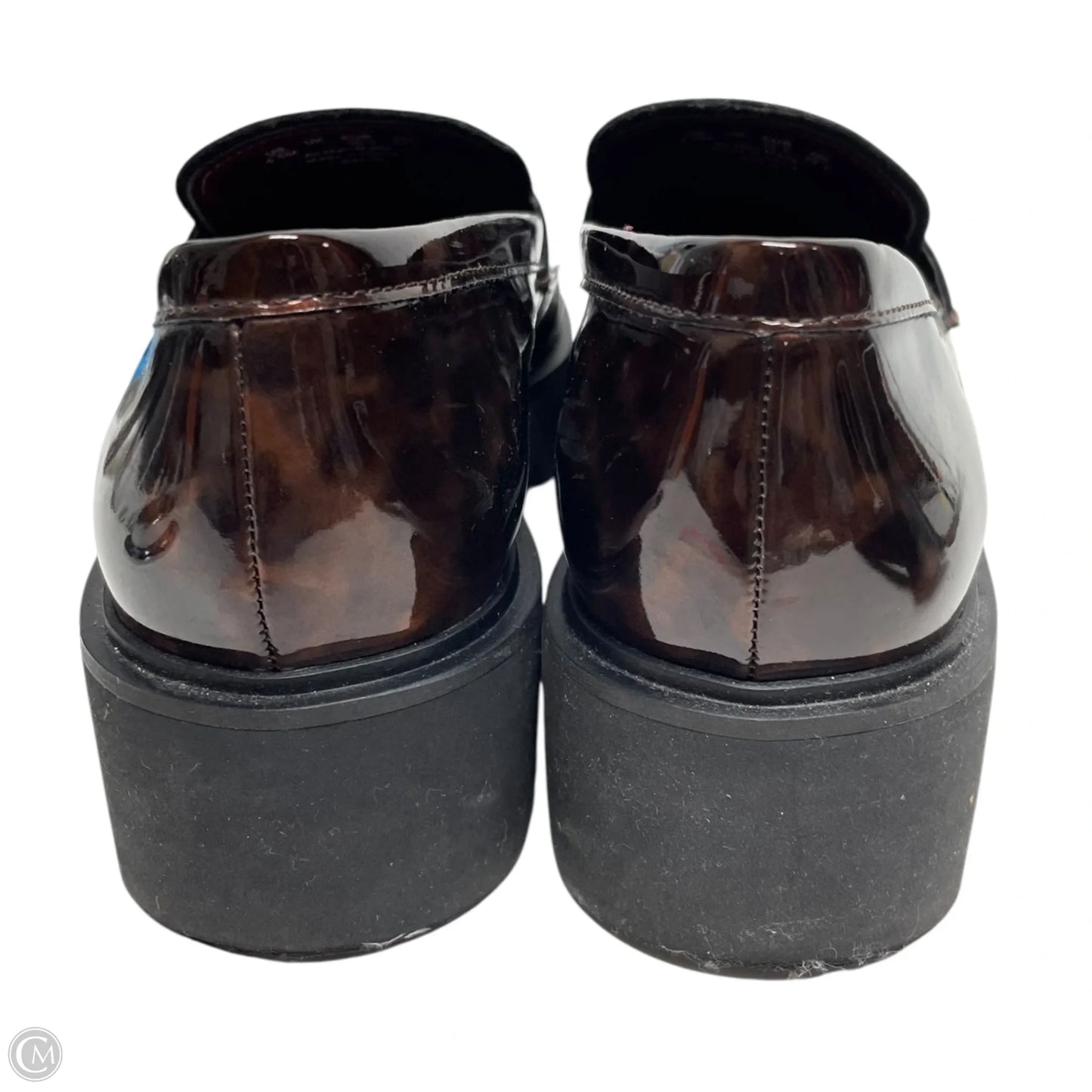Shoes Heels Platform By Franco Sarto In Tortoise Shell Print, Size: 5.5