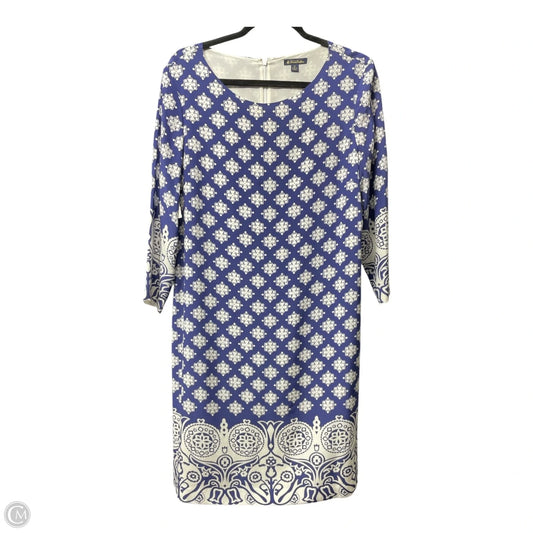 Dress Casual Short By Brooks Brothers In Geometric Pattern, Size: 12