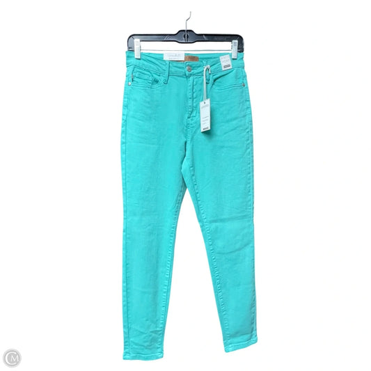 Jeans Wide Leg By Judy Blue In Aqua, Size: 2