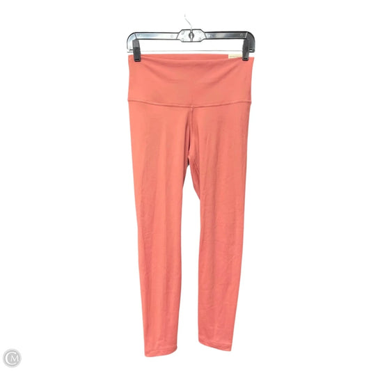 Athletic Leggings By Nike Apparel In Red, Size: L