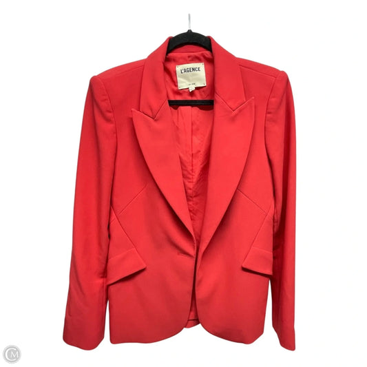 Blazer By L Agence In Coral, Size: 6