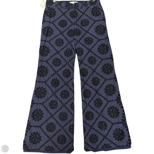Pants Wide Leg By Anthropologie In Black & Blue, Size: 6