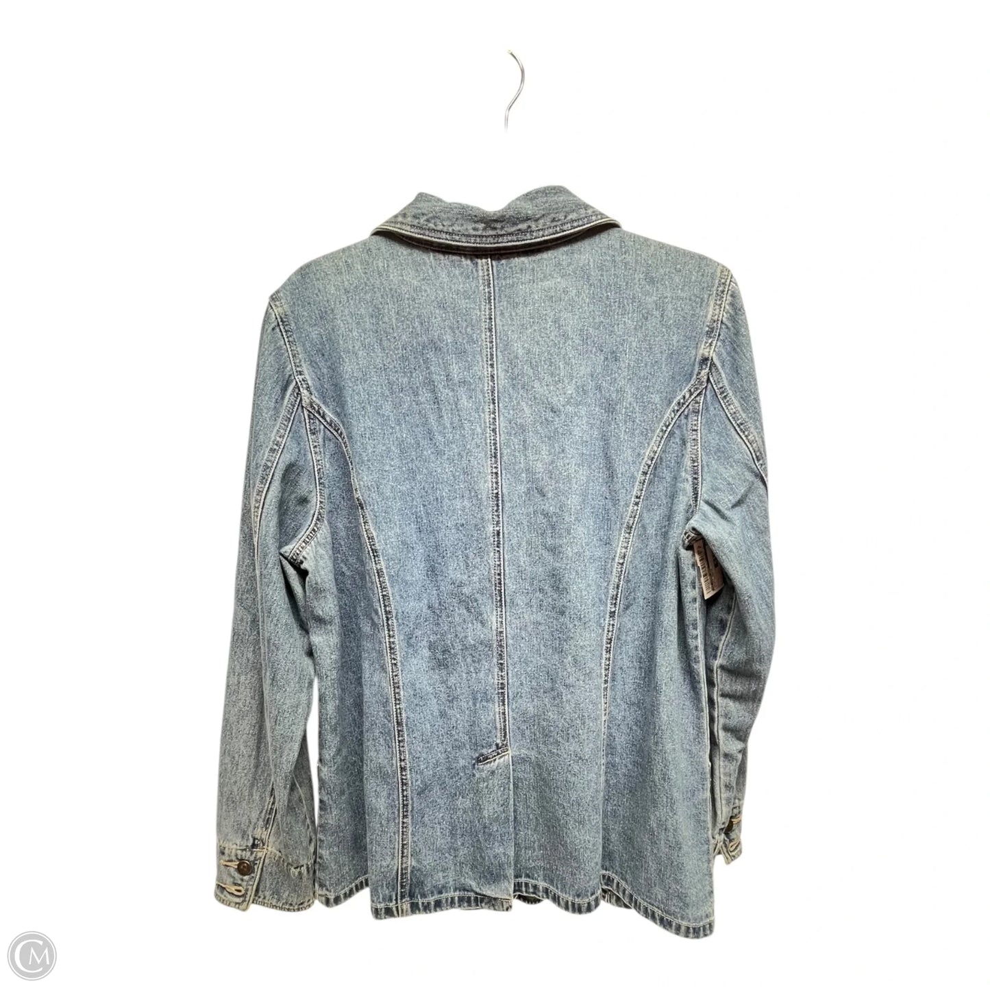 Jacket Denim By St Johns Bay In Blue Denim, Size: L