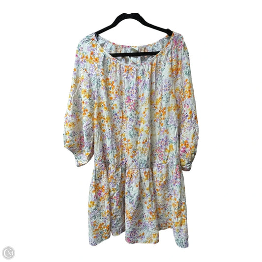 Dress Casual Short By H&m In Floral Print, Size: S