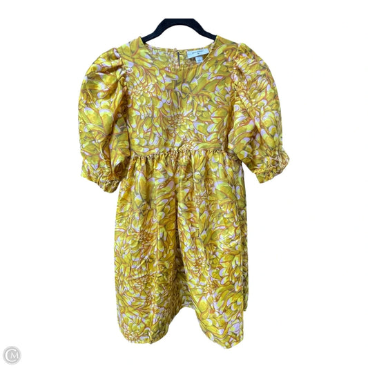 Dress Casual Short By Kika Vargas Target-designer In Pink & Yellow, Size: S