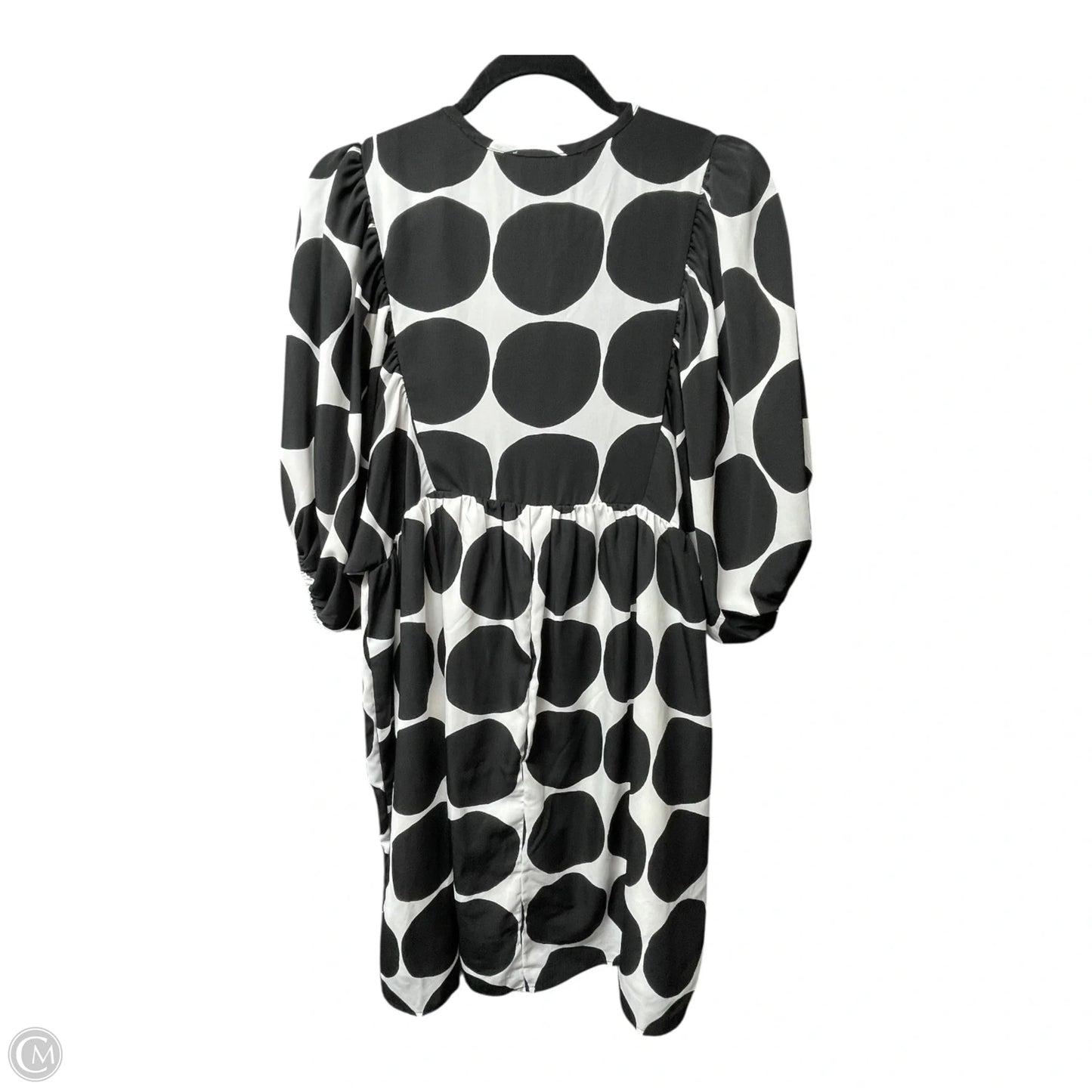 Dress Casual Short By Ces Femme In Black & White, Size: S