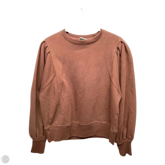 Sweatshirt Crewneck By A New Day In Brown, Size: Xs