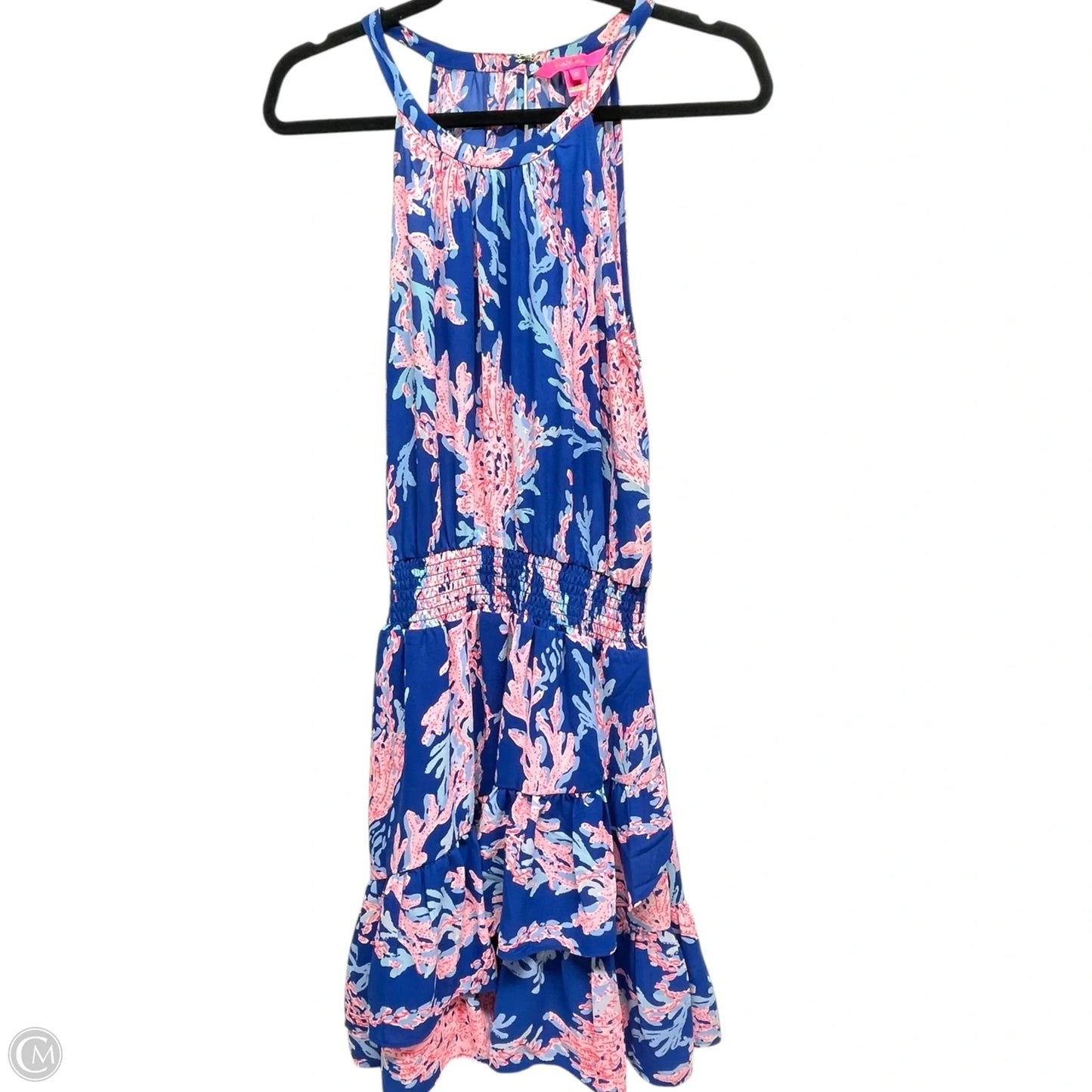 Dress Designer By Lilly Pulitzer In Blue & Red, Size: 10