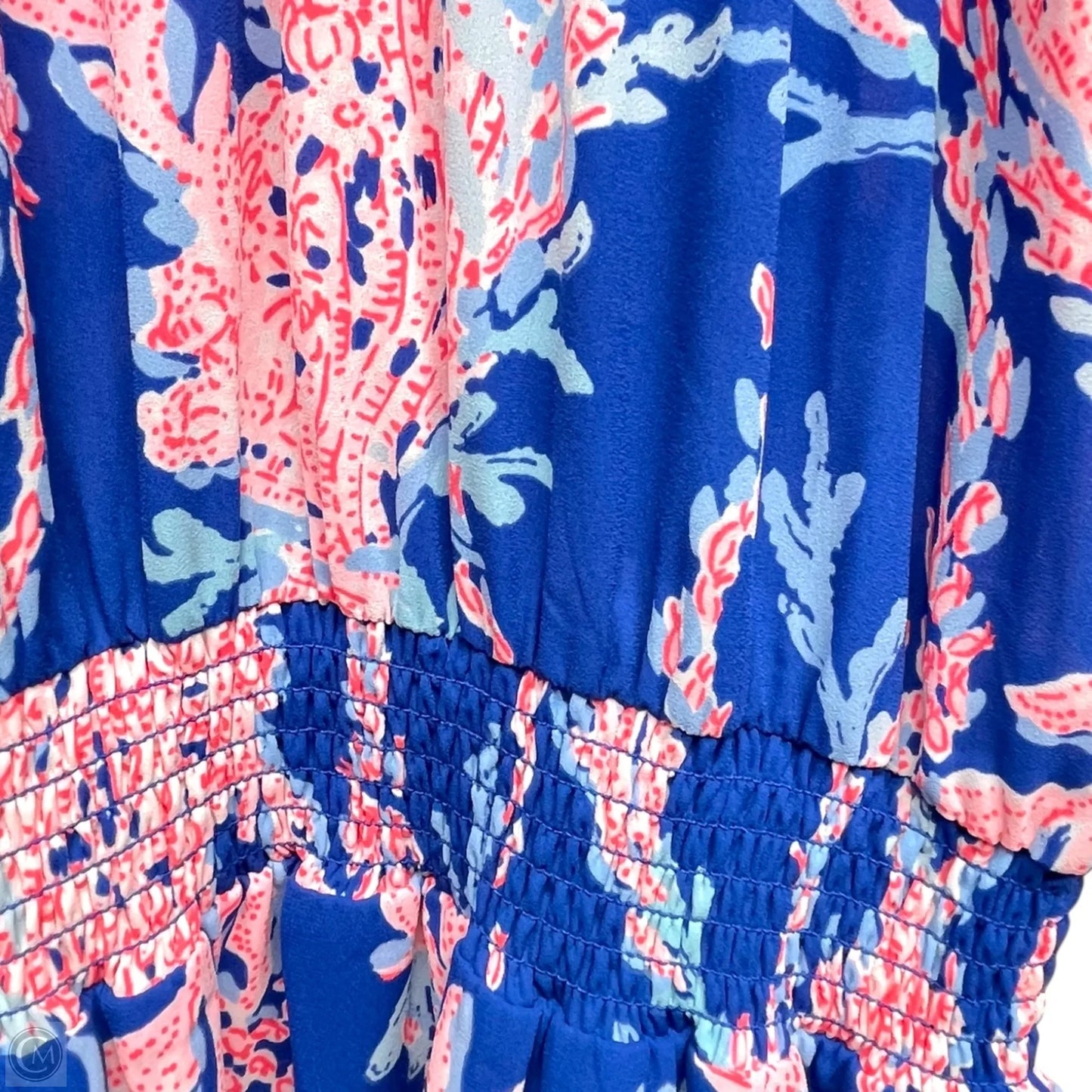 Dress Designer By Lilly Pulitzer In Blue & Red, Size: 10