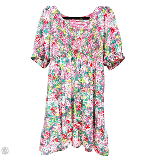 Dress Casual Short By Jodifl In Floral Print, Size: L
