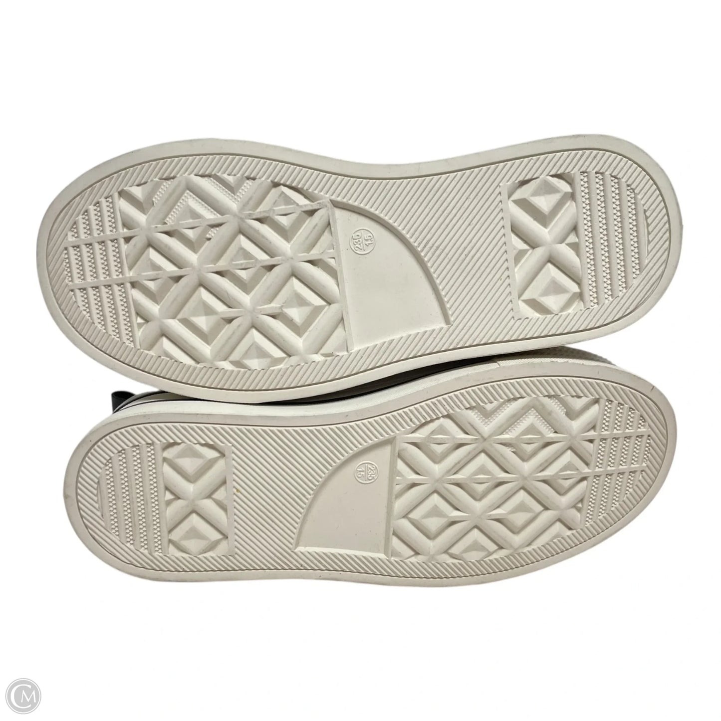 Shoes Sneakers Platform By LEME In Silver, Size: 6.5