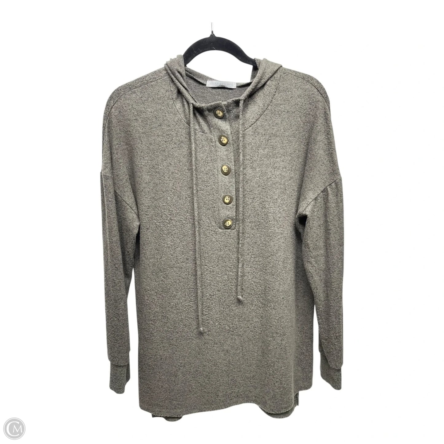 Sweatshirt Hoodie By Green Envelope In Green, Size: M