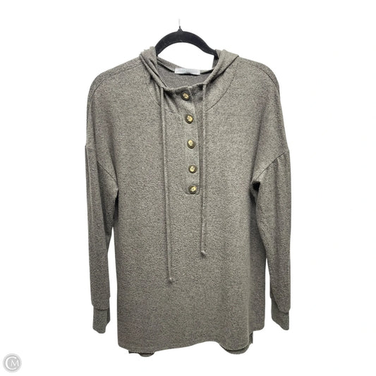 Sweatshirt Hoodie By Green Envelope In Green, Size: M