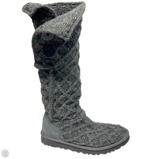 Boots Designer By Ugg In Grey, Size: 7