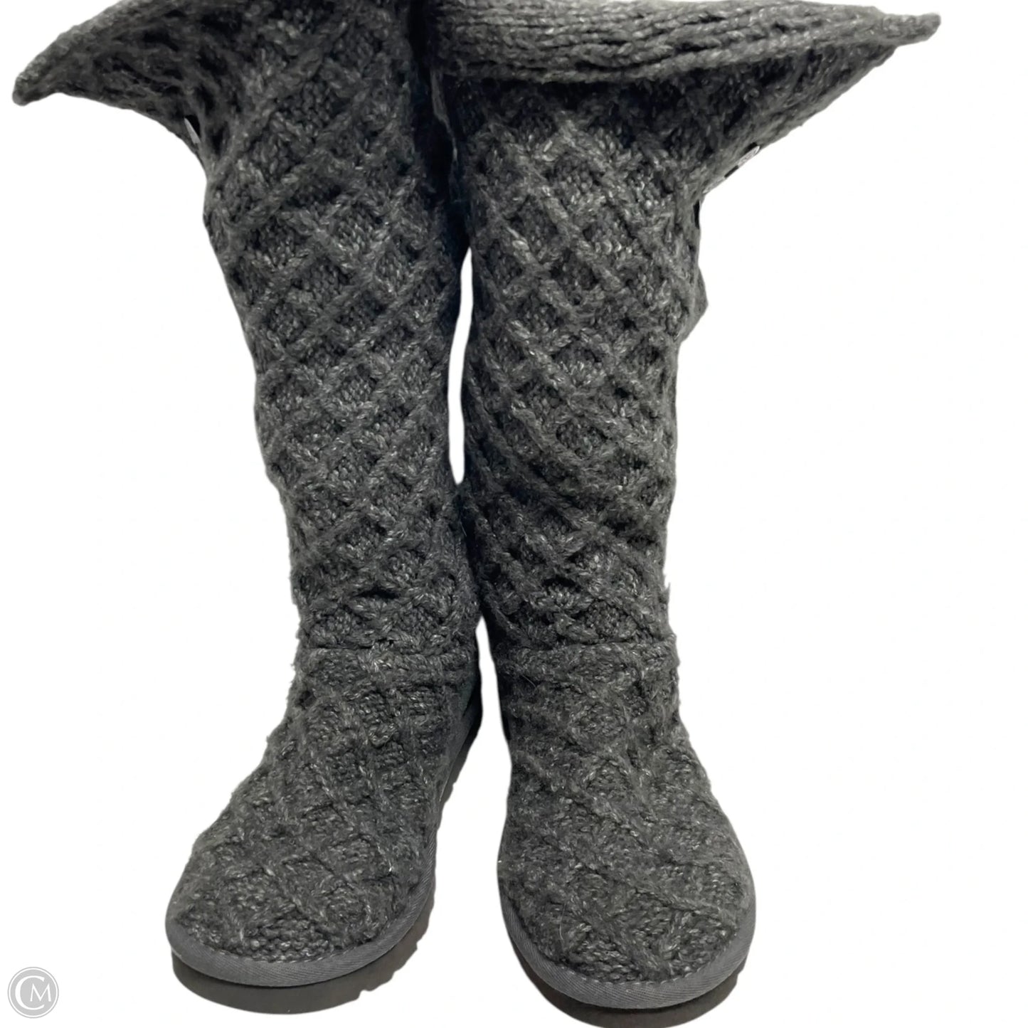Boots Designer By Ugg In Grey, Size: 7