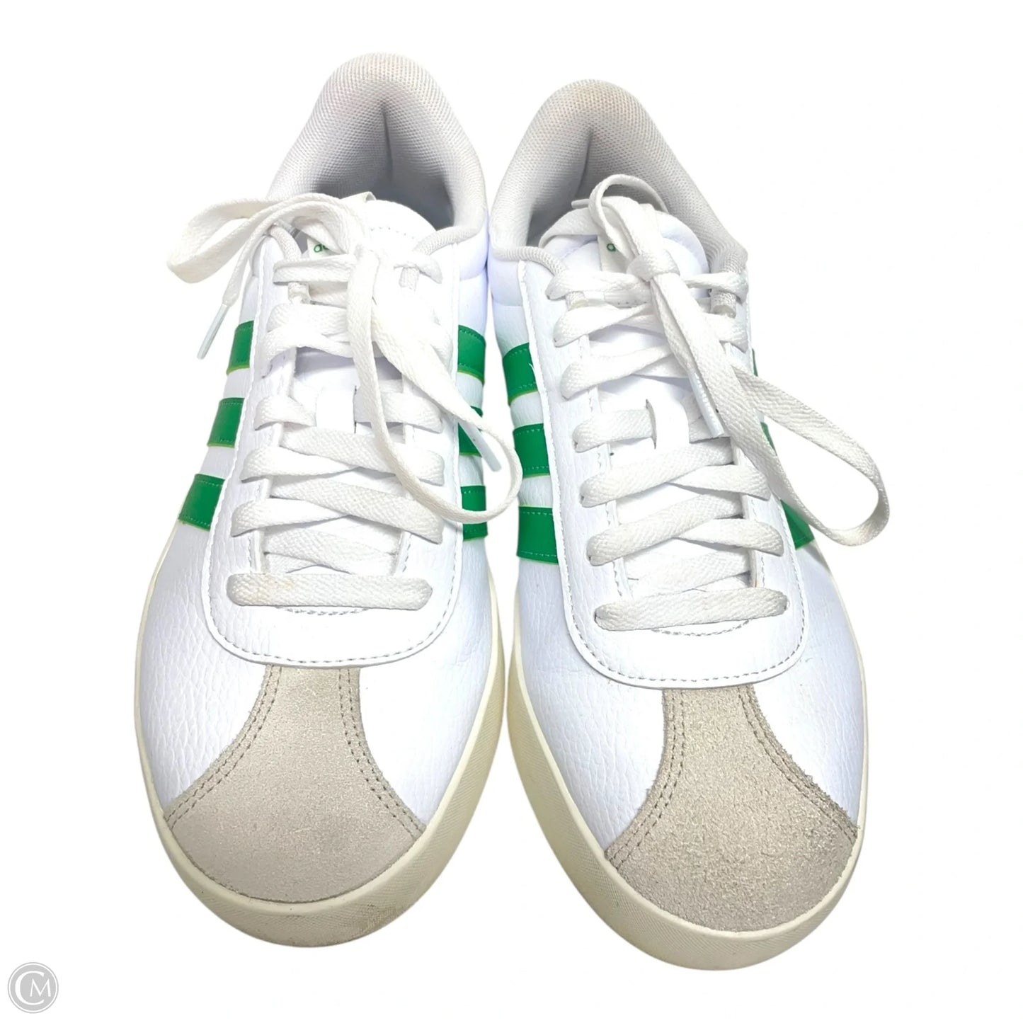 Shoes Sneakers By Adidas In Green & White, Size: 9.5