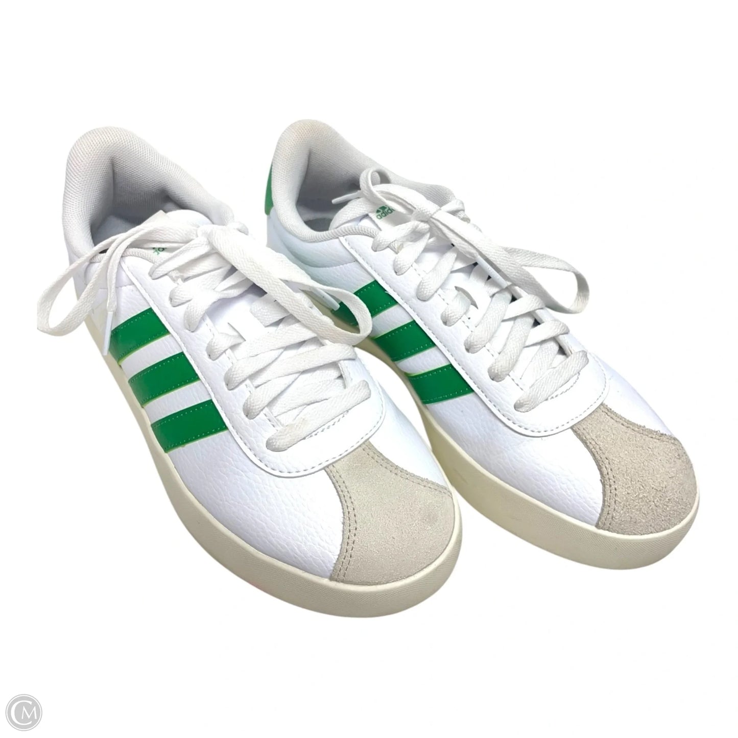 Shoes Sneakers By Adidas In Green & White, Size: 9.5