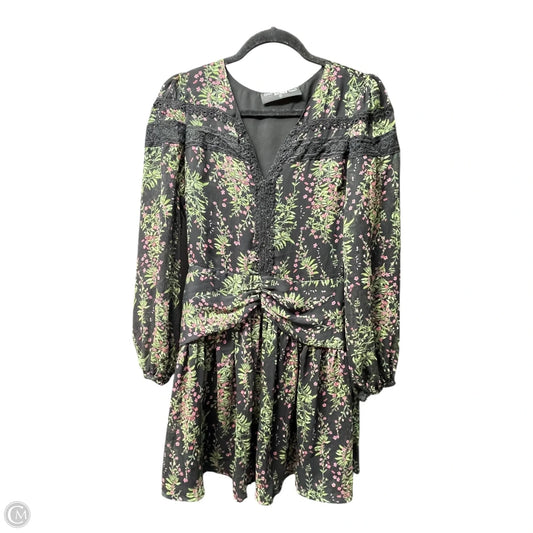 Dress Casual Short By DAO CHLOE DAO In Green & Pink, Size: S