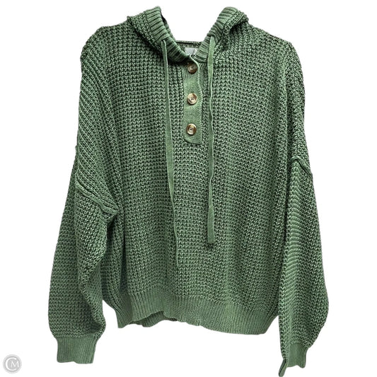Sweater By Natural Reflections In Green, Size: Xl
