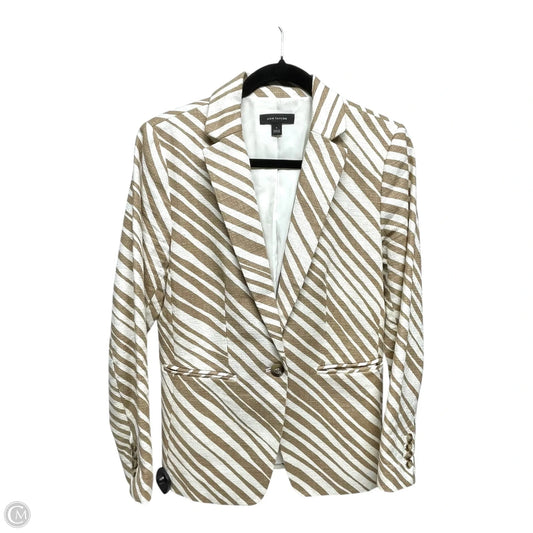 Blazer By Ann Taylor In Animal Print, Size: 6