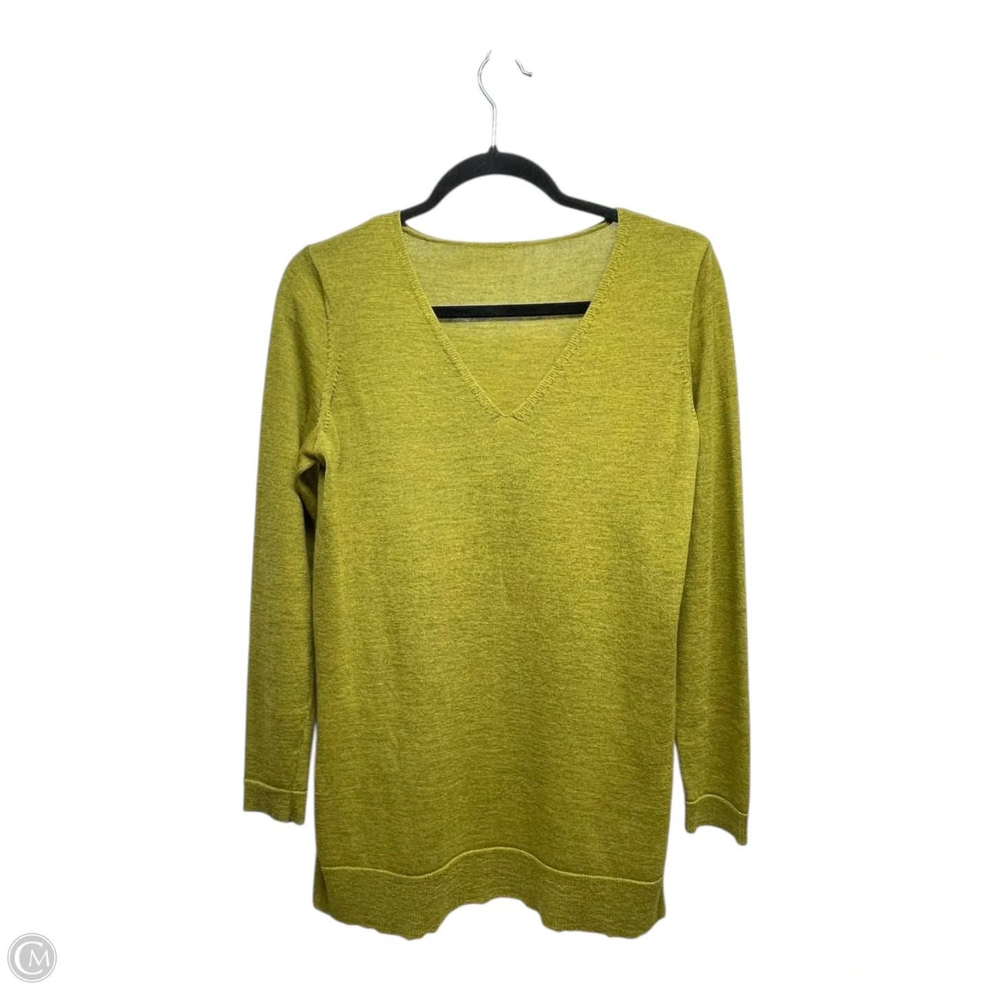 Sweater By Eileen Fisher In Chartreuse, Size: Xs