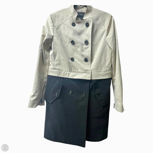 Coat Other By Ann Taylor In Black & Tan, Size: M