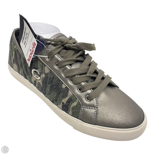 Shoes Sneakers By Guess In Camouflage Print, Size: 10