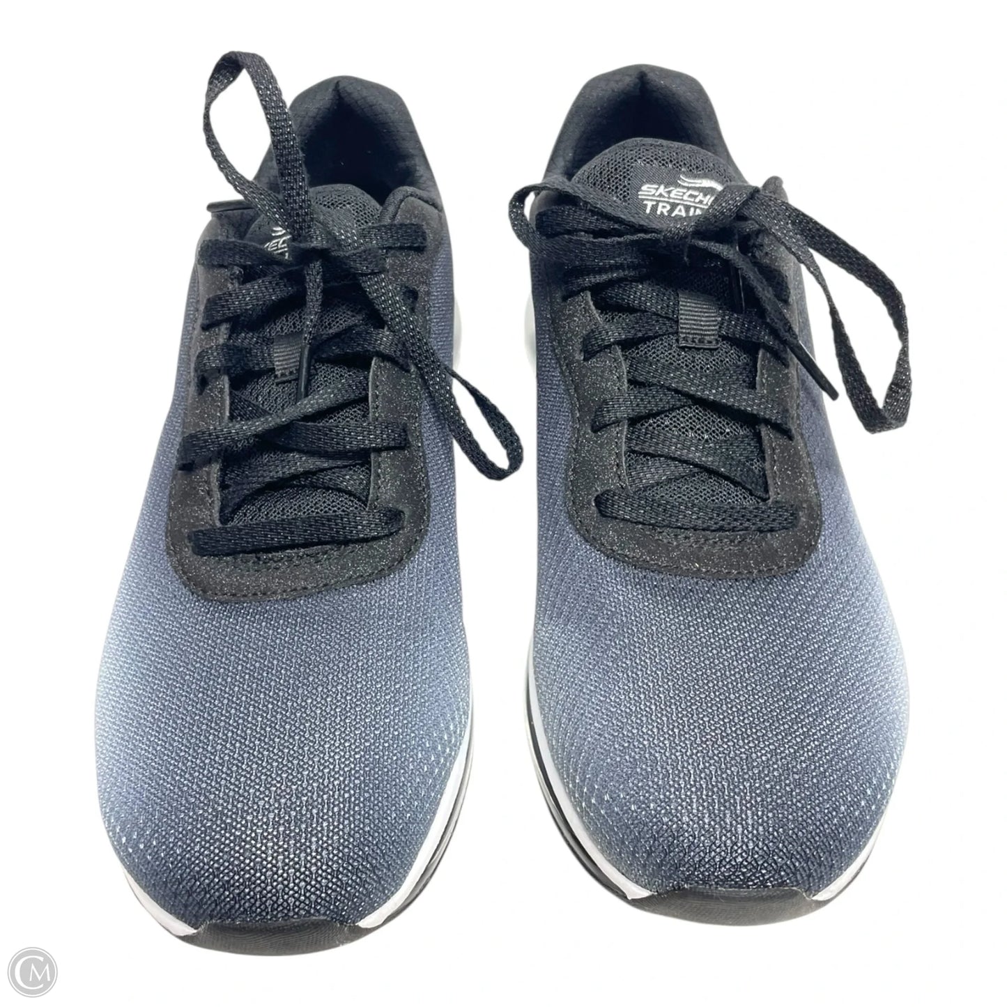 Shoes Athletic By Skechers In Black & White, Size: 7.5