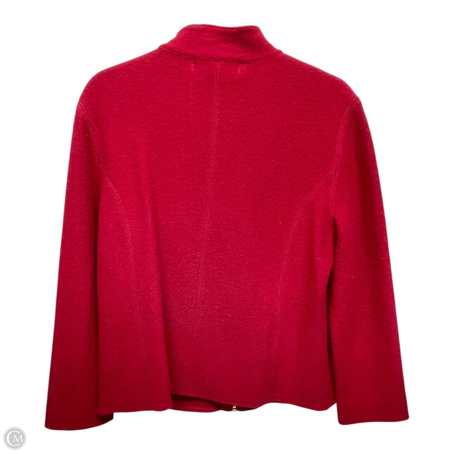 Sweater Cardigan By Jones New York In Red, Size: M