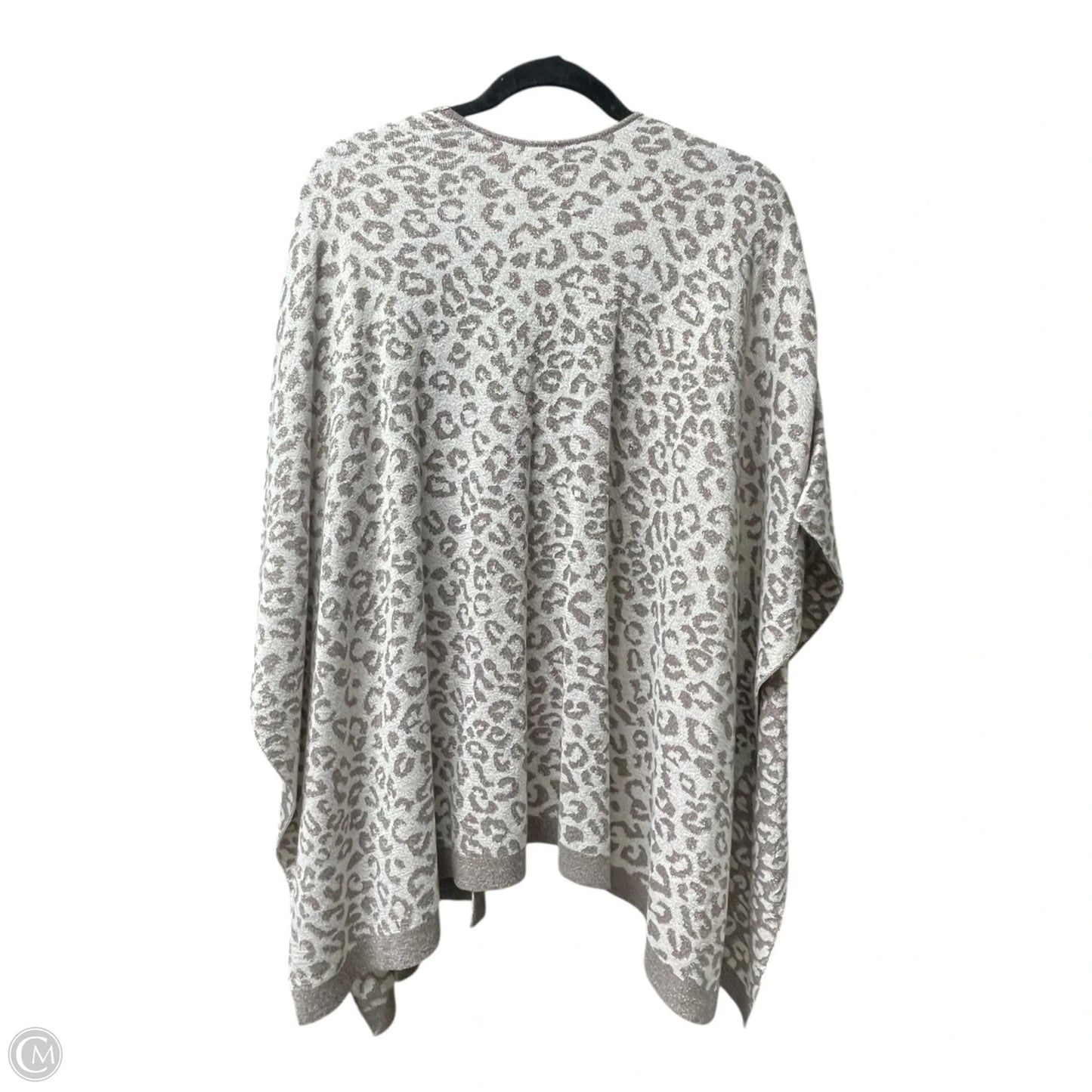 Sweater Cardigan By Chicos In Taupe, Size: Osfm