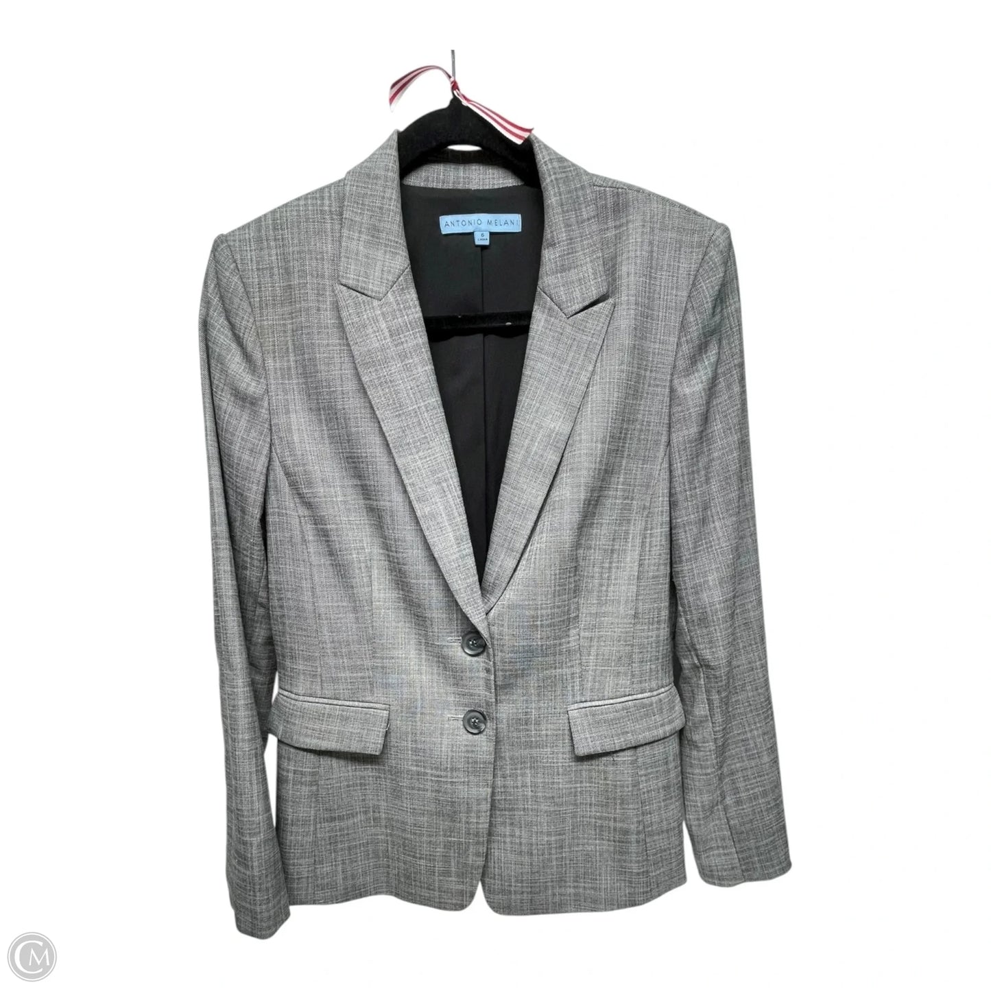 Blazer By Antonio Melani In Grey, Size: 6