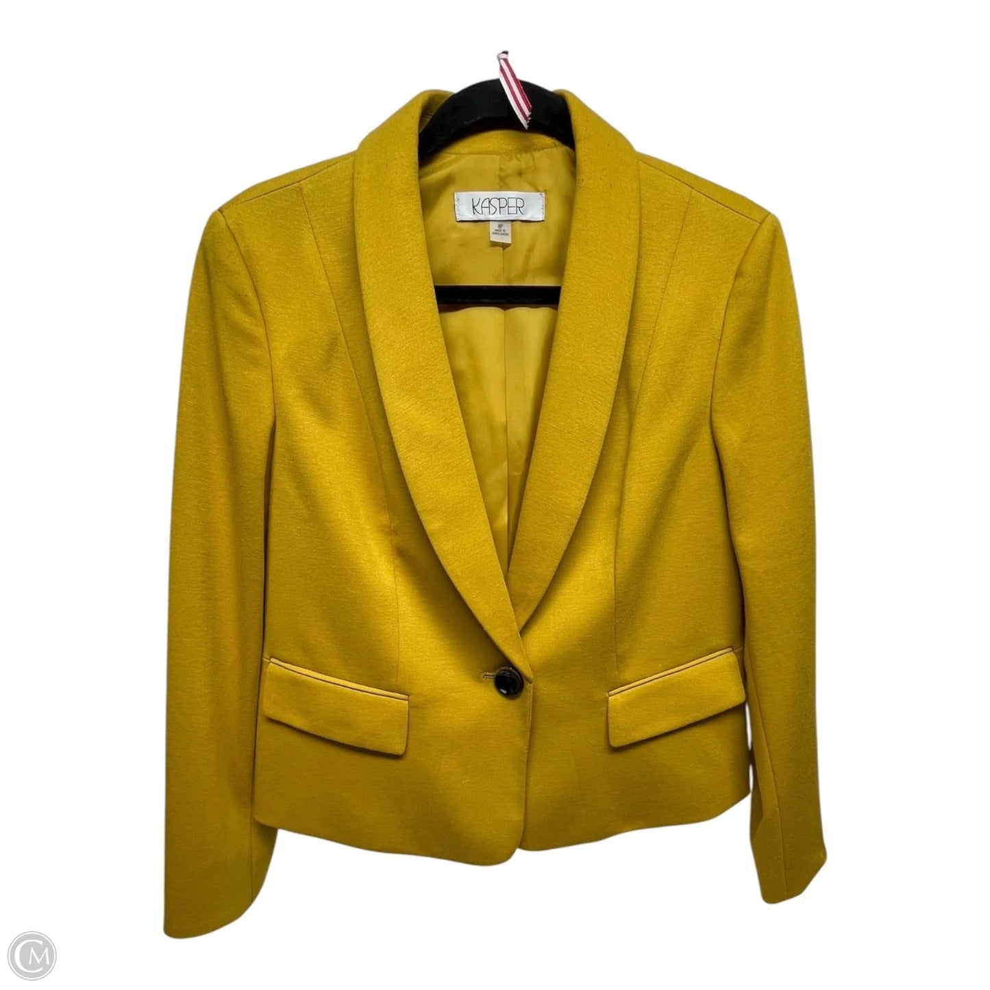 Blazer By Kasper In Yellow, Size: 8p
