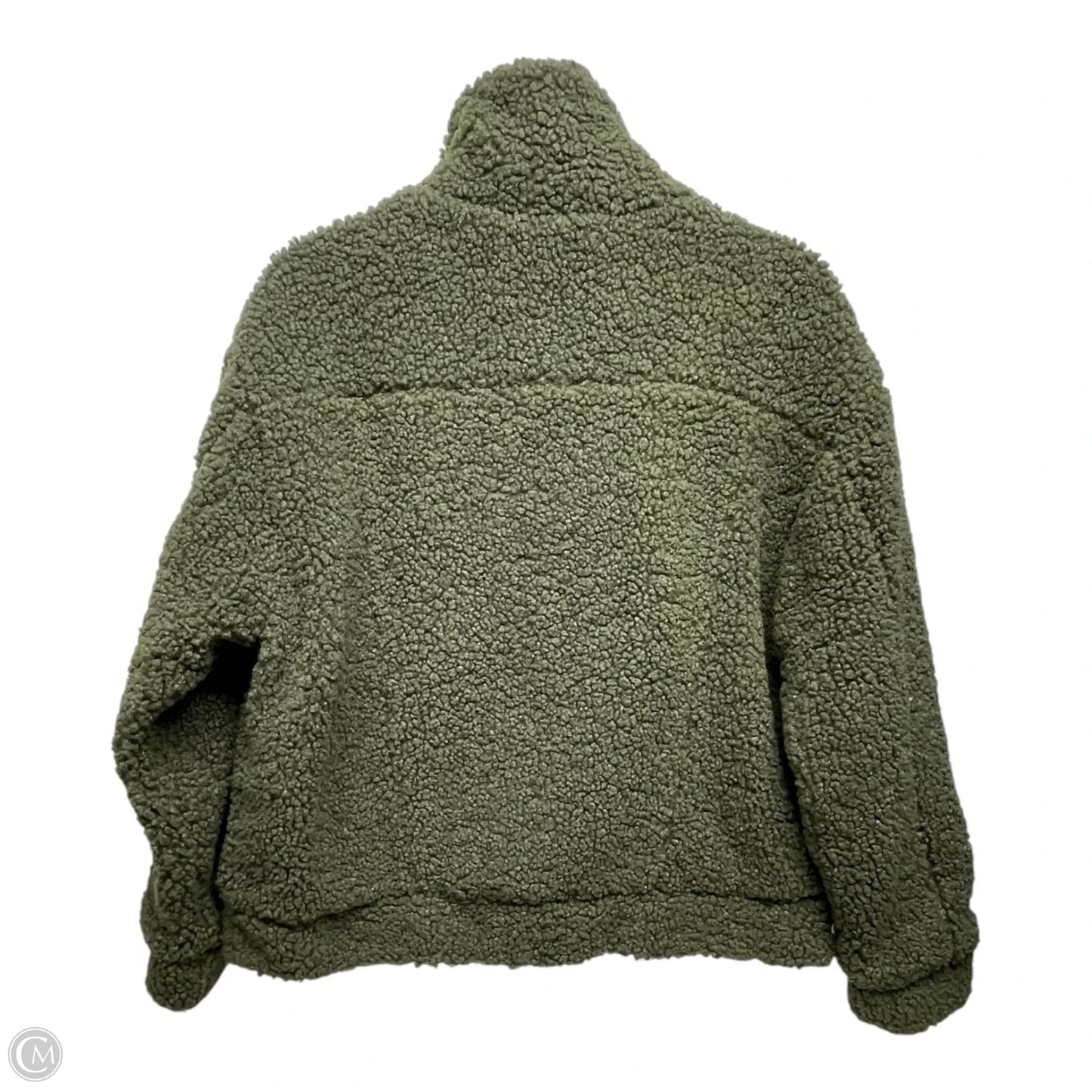 Jacket Faux Fur & Sherpa By Charlie Paige In Green, Size: L