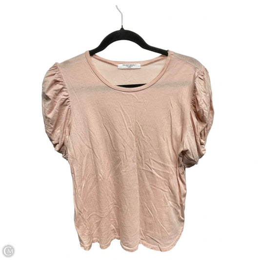 Top Short Sleeve By Project Social Tee In Pink, Size: M