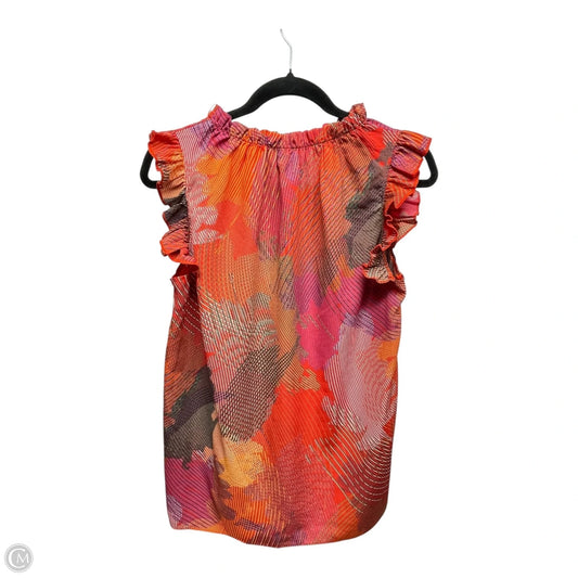 Top Short Sleeve By Ces Femme In Multi-colored, Size: S