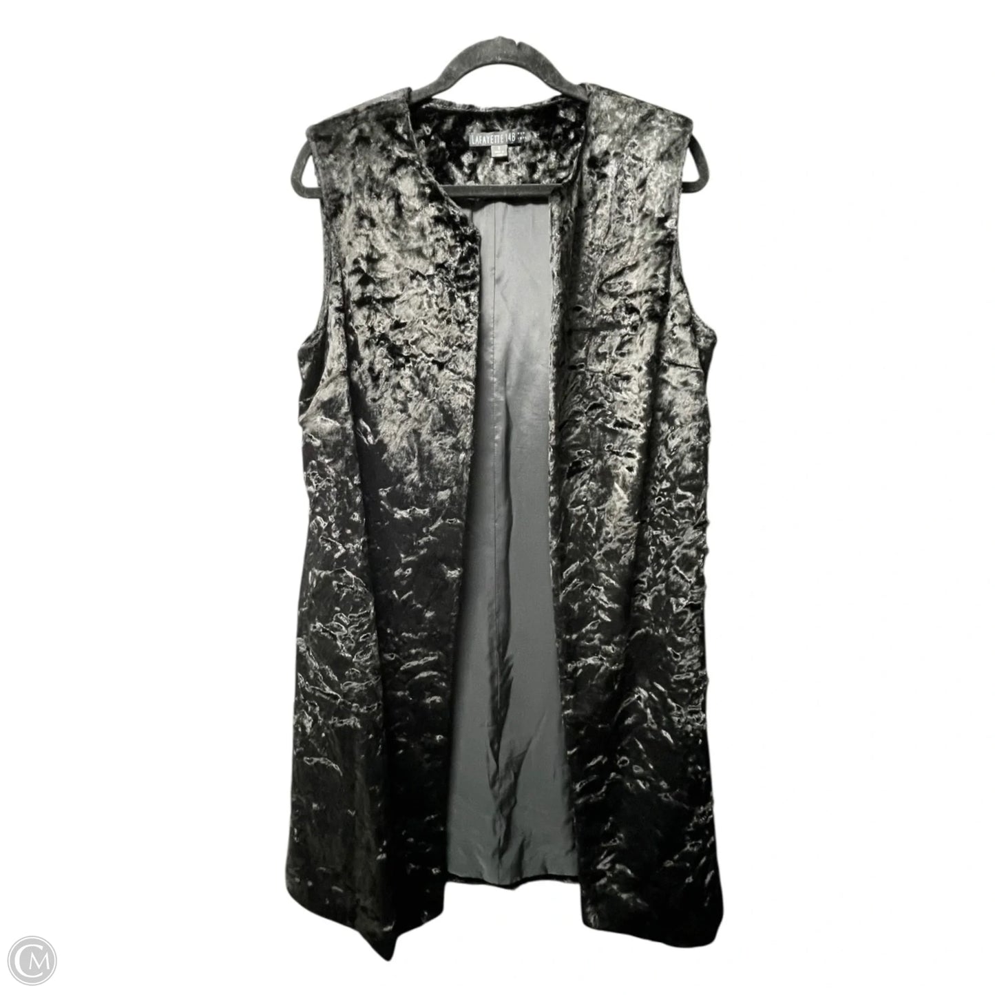 Vest Designer By Lafayette 148 In Black, Size: 8