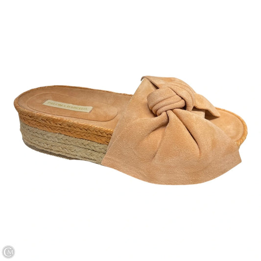 Sandals Heels Platform By PALOMA BARCELO In Peach, Size: 6.5
