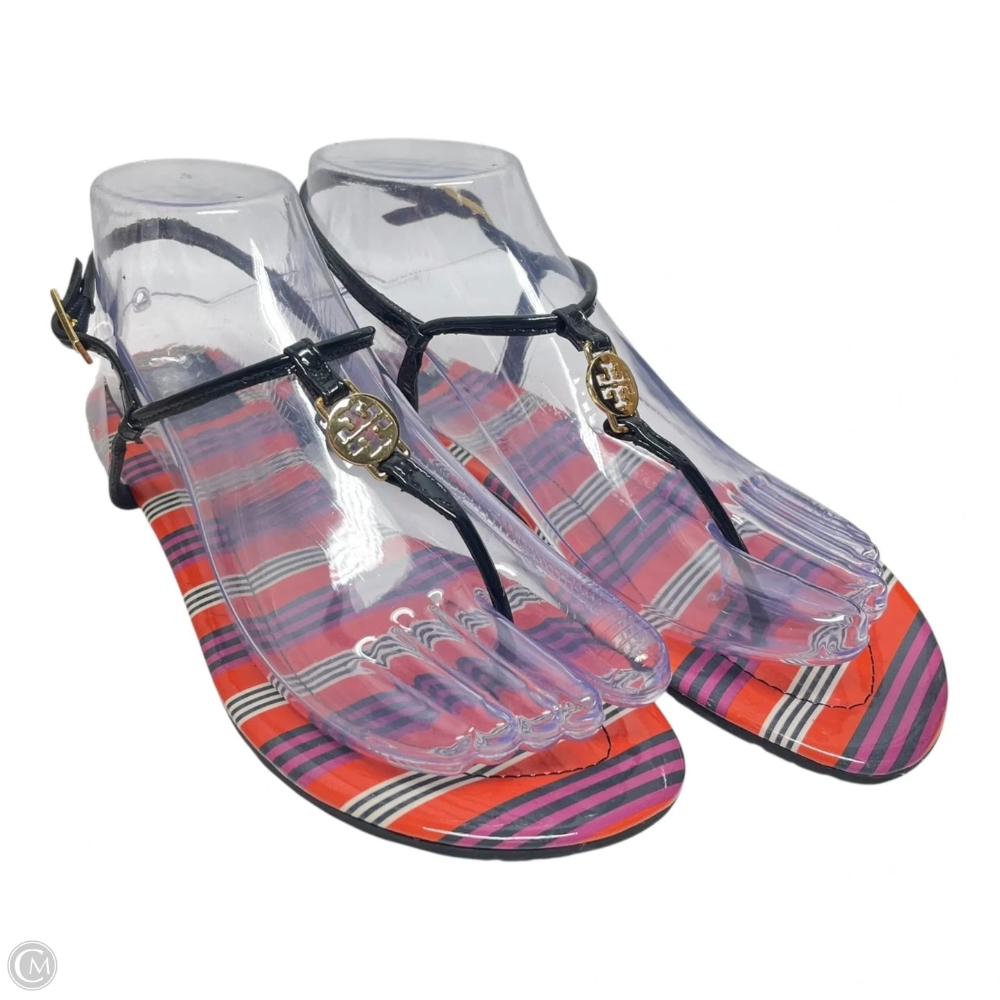 Sandals Designer By Tory Burch In Multi-colored, Size: 7