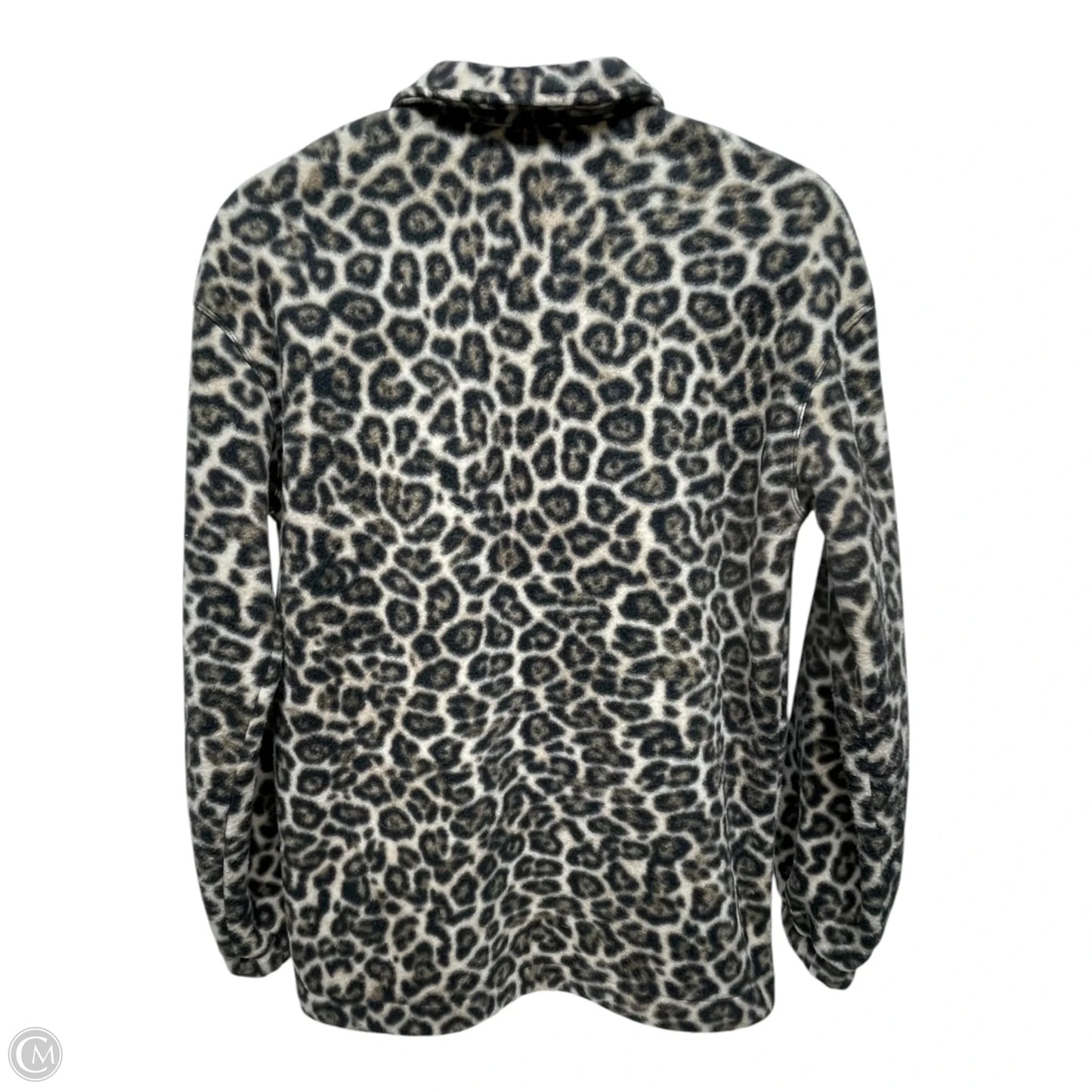 Jacket Faux Fur & Sherpa By Abound In Animal Print, Size: S