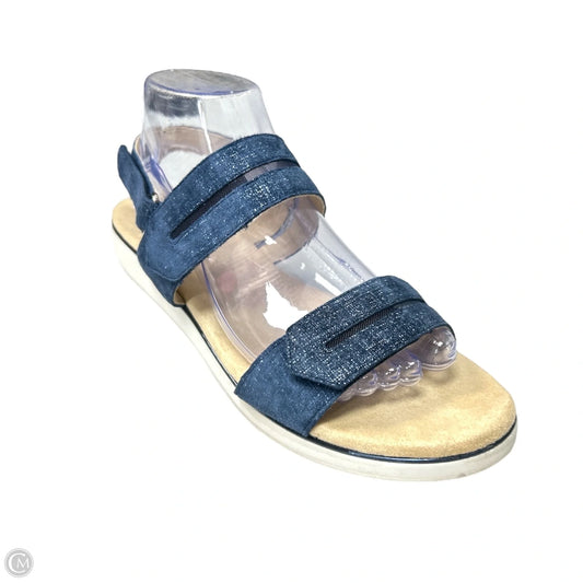 Sandals Heels Block By Vaneli In Bronze, Size: 10