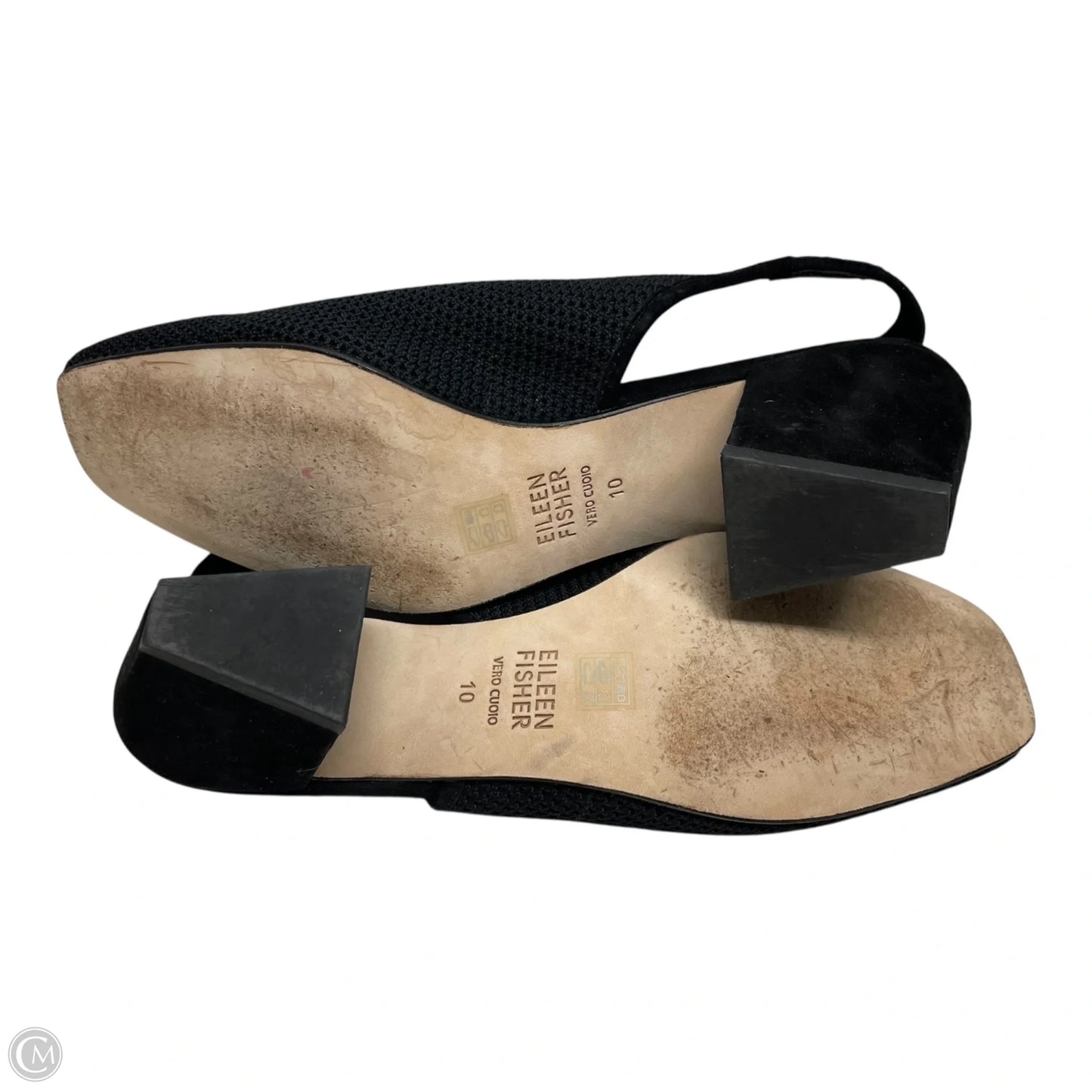 Shoes Heels Block By Eileen Fisher In Black, Size: 10