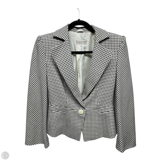 Blazer By Emporio Armani In Black & Cream, Size: 6