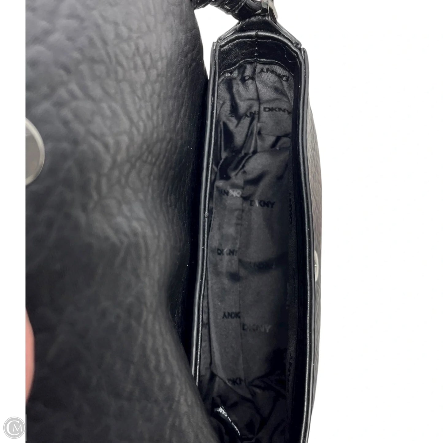 Crossbody Leather By Dkny, Size: Medium