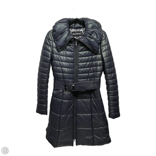 Coat Leather By donna di eleganza In Purple, Size: S
