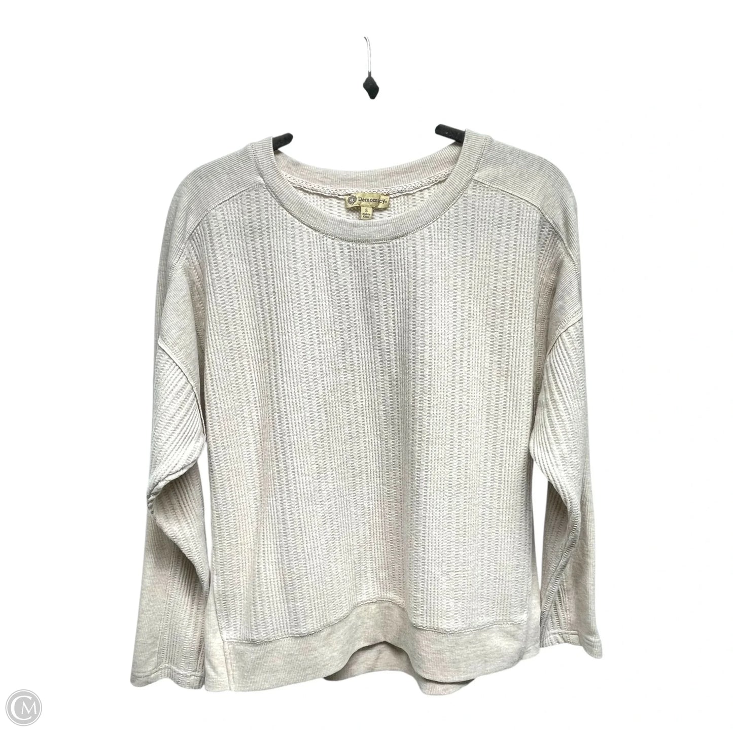 Sweatshirt Crewneck By Democracy In Beige, Size: S