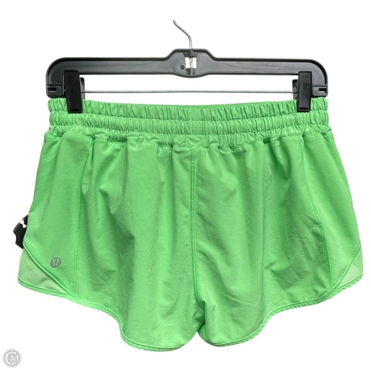 Athletic Shorts By Lululemon In Green, Size: 10