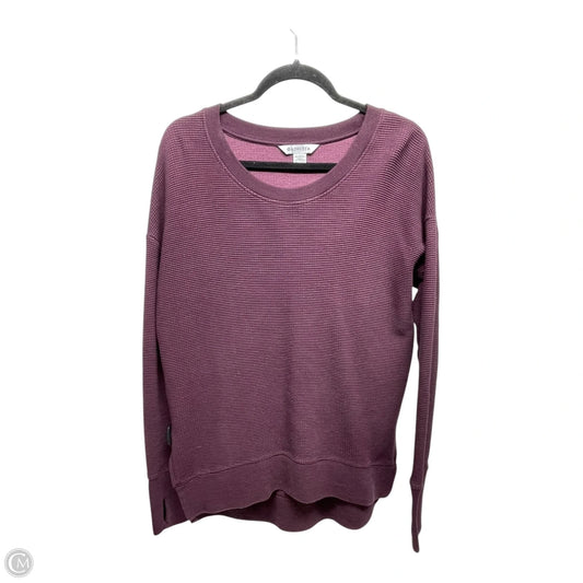 Athletic Sweatshirt Crewneck By Athleta In Maroon, Size: M