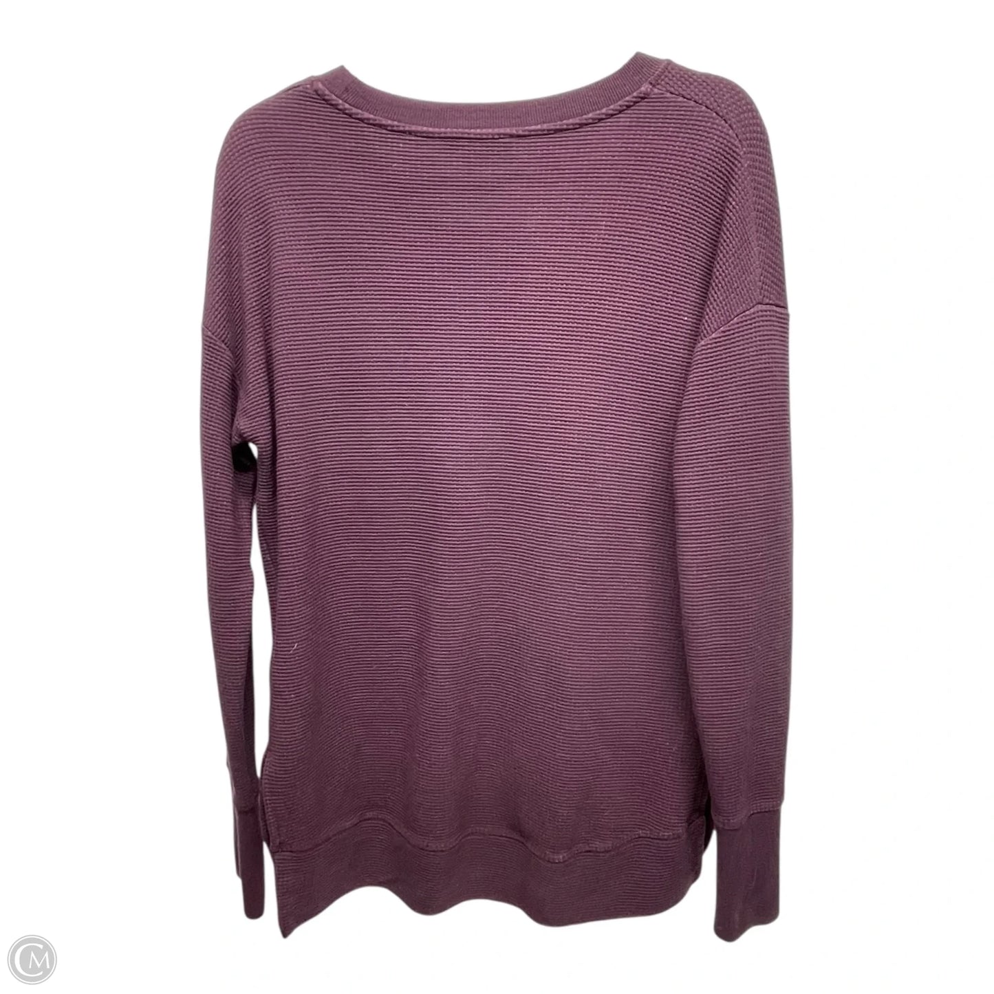Athletic Sweatshirt Crewneck By Athleta In Maroon, Size: M