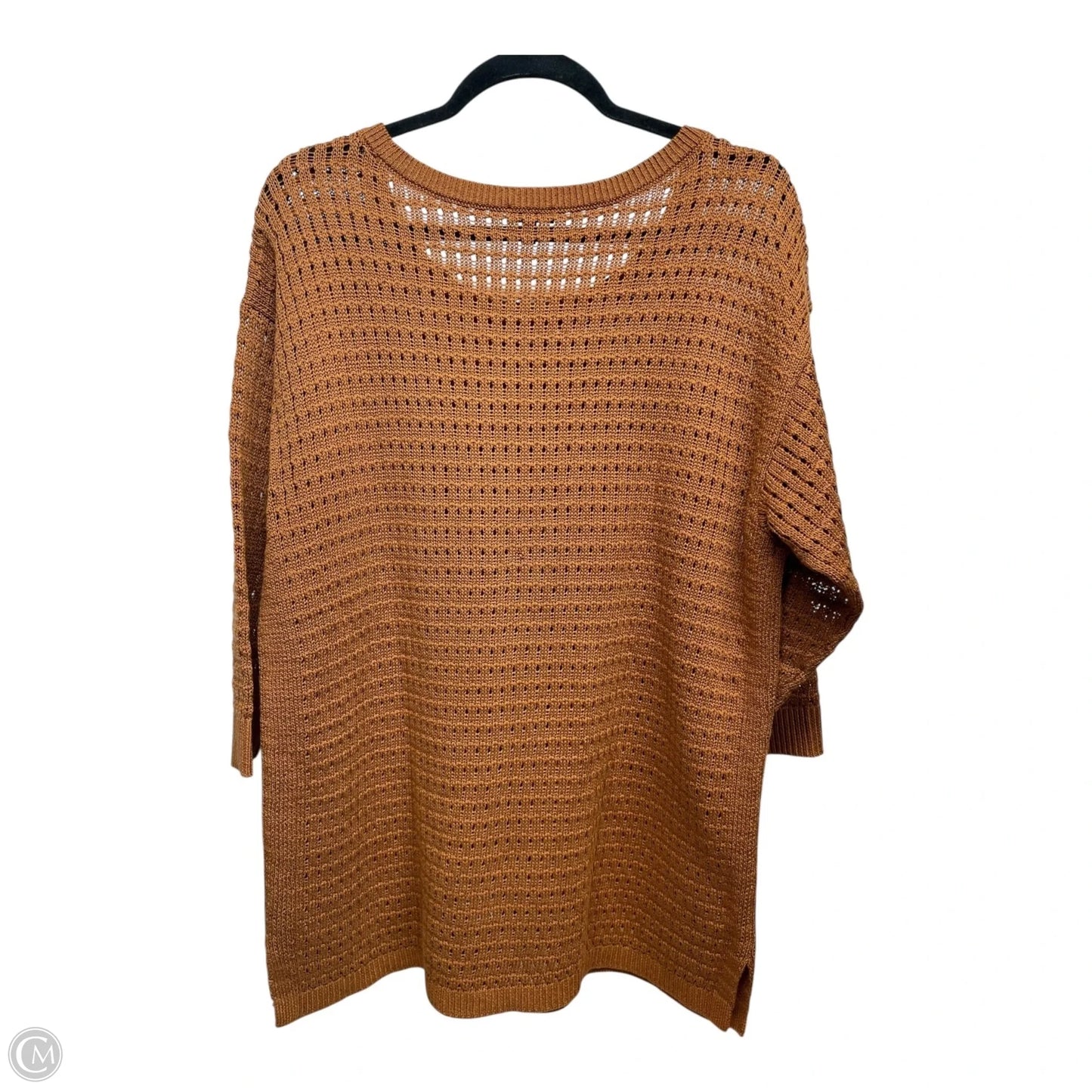 Sweater By Talbots In Orange, Size: L